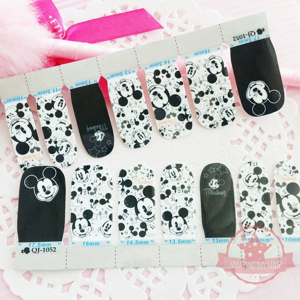 Mickey Mouse Nail Polish Etsy