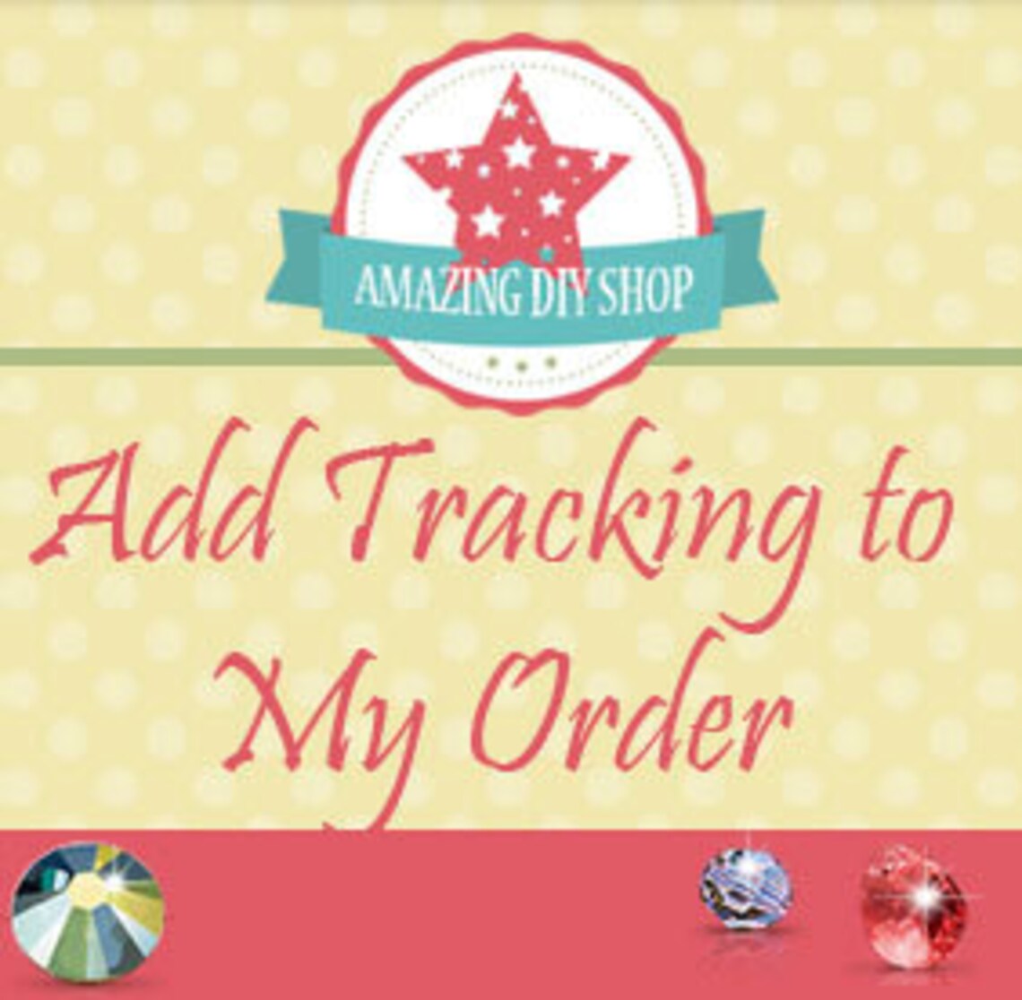 Add Tracking to My Order Registered Shipping With Tracking Etsy