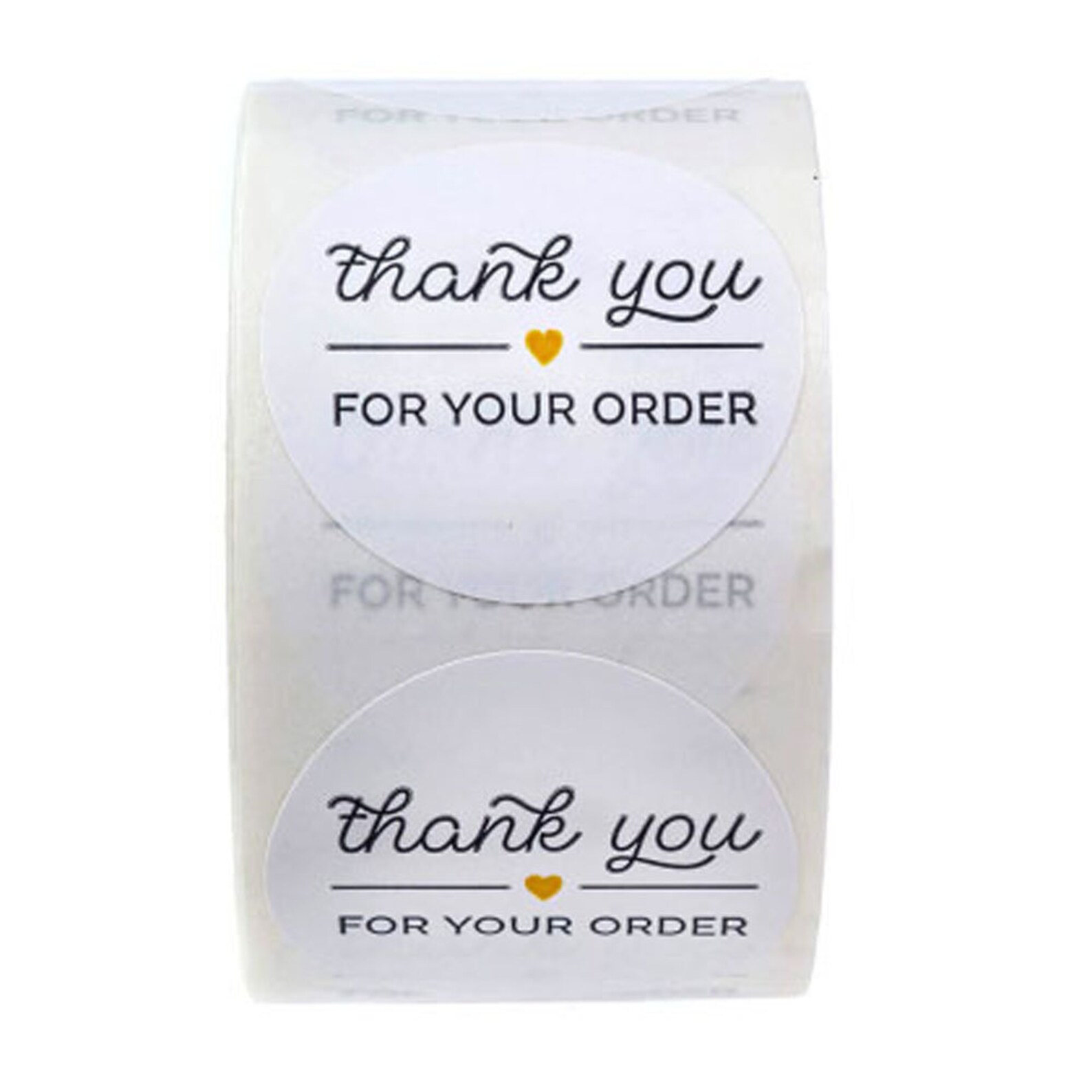 500 Pcs thank You for Your Order Labels Round Roll - Etsy
