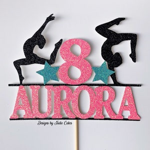 Gymnastics cake topper | Gymnastics birthday | Gymnastics party | Gymnast | Cake topper | Gymnastics
