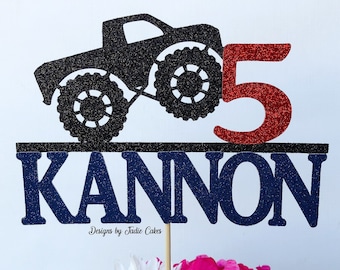 Monster truck cake topper | Monster truck party | Monster truck birthday | Monster Jam | Monster truck birthday