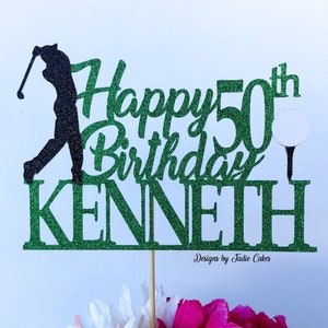 Golf cake topper | Golf party | Golfing cake topper | Golfing party theme | Golfing birthday | Golf | Golfer party