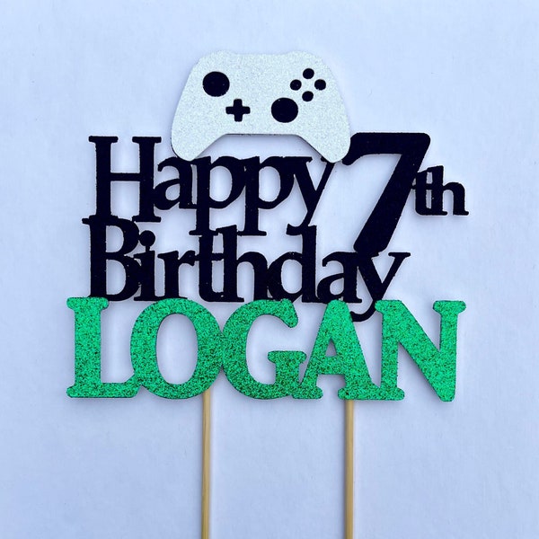 Video game party | Video game cake topper | Xbox party | PS4 party | Video game birthday | Boys birthday | Gaming party | Gamer party