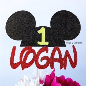 Mouse cake topper | Mickey party | Mickey birthday | Mouse topper | Smash cake topper | Boys cake topper