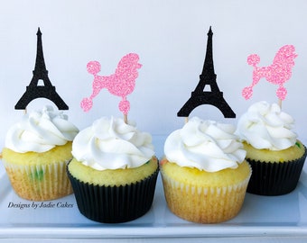Paris cake topper | Paris party | Eiffel tower cake topper | French cake topper | Paris theme | Eiffel tower | Paris birthday decorations