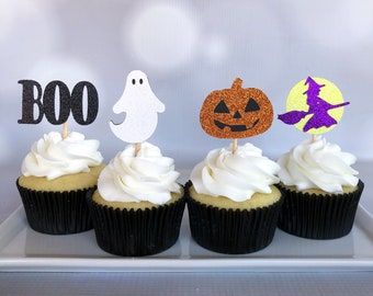 Halloween cupcake toppers | Halloween party | Happy Halloween | Halloween party decor | Halloween decorations | Cupcake toppers