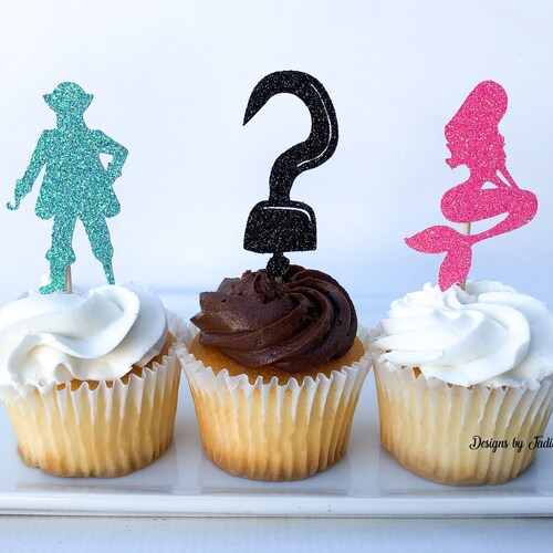 thumbnail image 2 of Mermaid Or Pirate Gender Reveal Banner Mermaid And Pirate 2 of 9