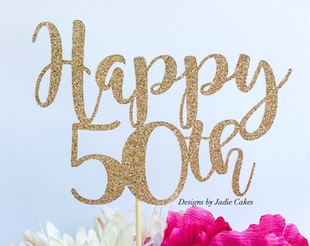 Any number topper | Fifty cake topper | Anniversary cake topper | 30 cake topper | Number cake topper | Age cake topper | 50 cake topper
