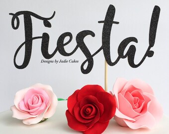 Fiesta cake topper | Mexican cake topper | Fiesta party | Fiesta decorations | Fiesta theme party | Cinco de mayo cake topper