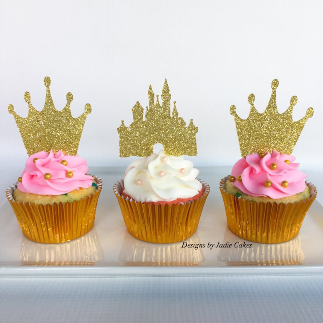 Princess Cupcake Topper Princess Party Decor Princess Party Princess