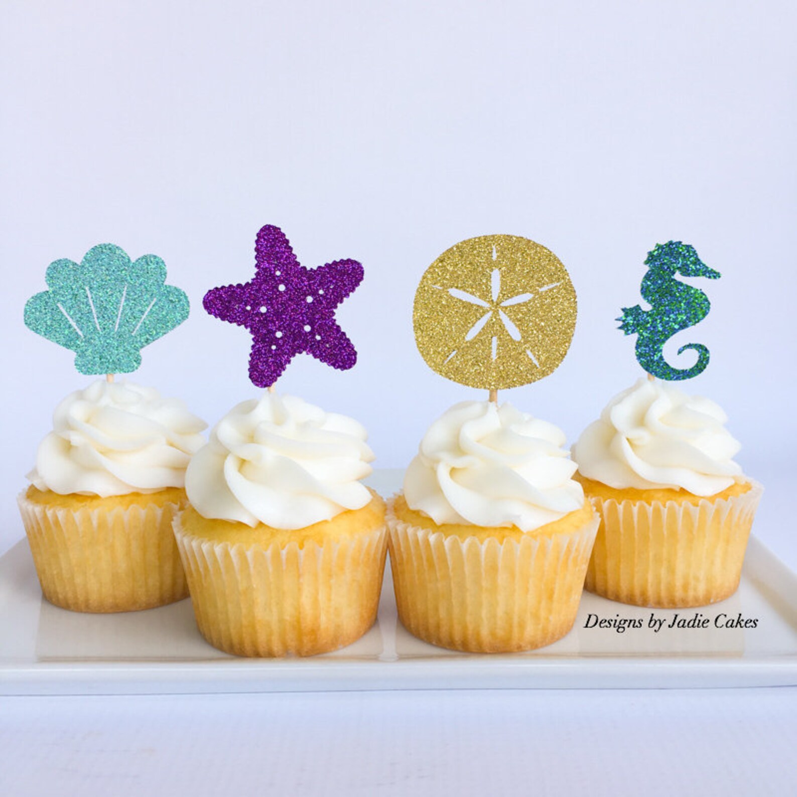 Under The Sea Pals Cupcake-Deko – Meerestiere-Honeycomb Für Partys