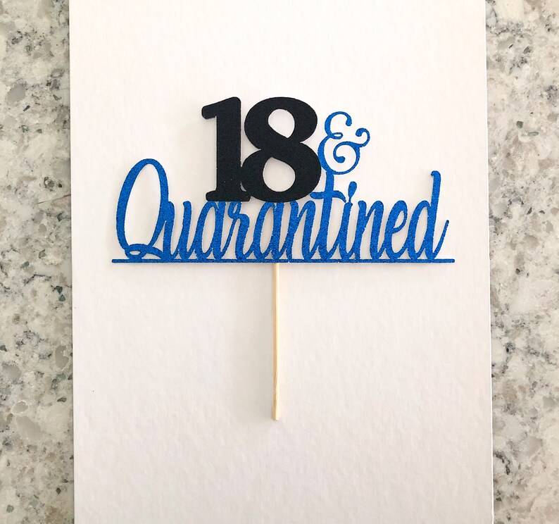 Download Quarantine cake topper Quarantine birthday Quarantine | Etsy
