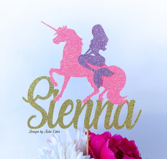 Mermaid cake topper | Ariel cake topper | Unicorn cake topper | Mermaid party | Mermaid unicorn cake topper | Unicorn mermaid cake topper