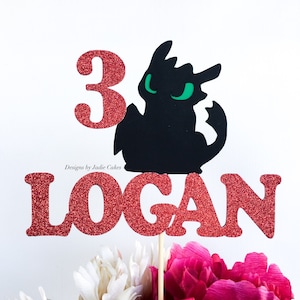 Dragon cake topper | Train your dragon party | Train your dragon birthday | Cake topper