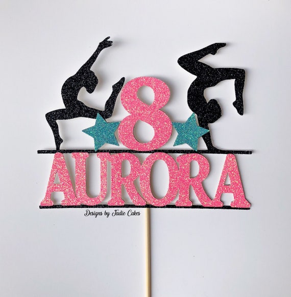 Gymnastics cake topper | Gymnastics birthday | Gymnastics party | Gymnast | Cake topper | Gymnastics