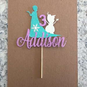 Elsa Cake Topper | Frozen Cake Topper | Elsa Topper | Frozen Party ...