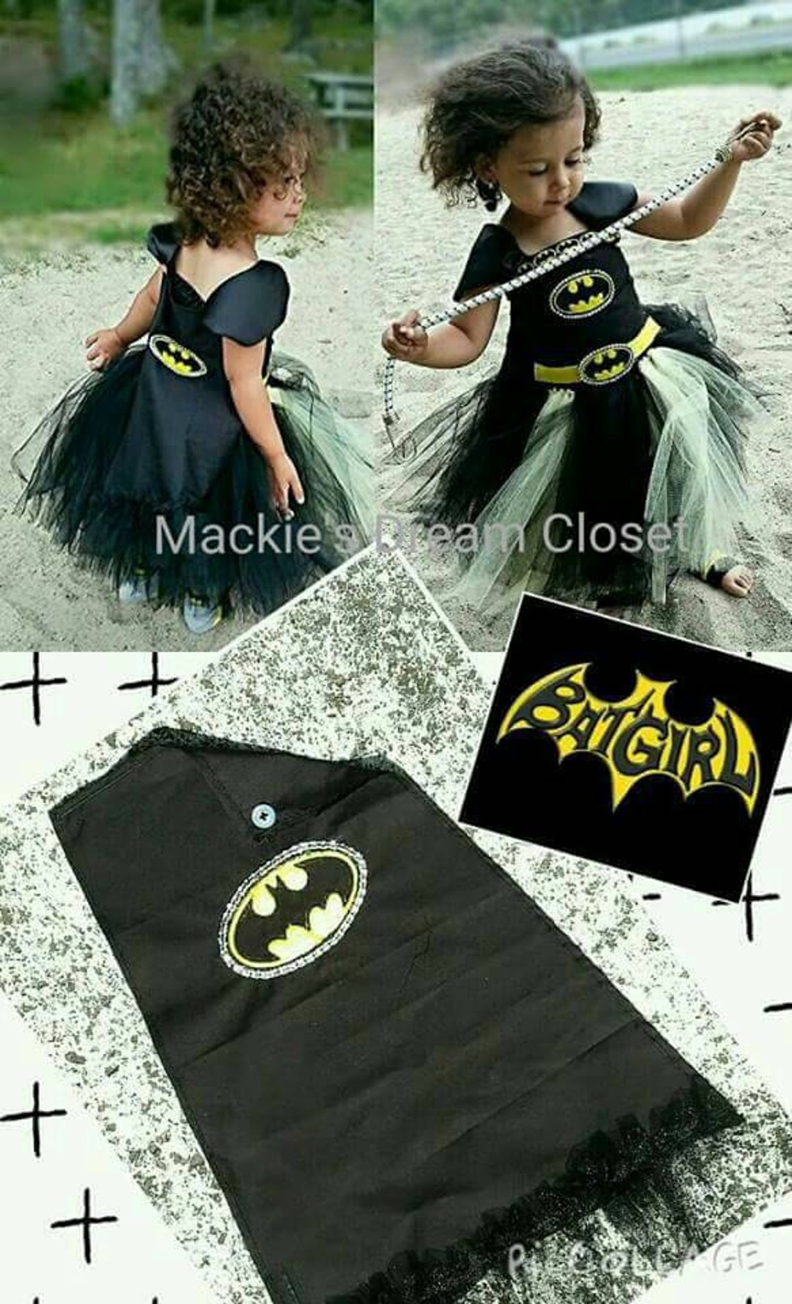 Baby Toddler Girl Batman / Girl Inspired Tutu Dress Costume Etsy