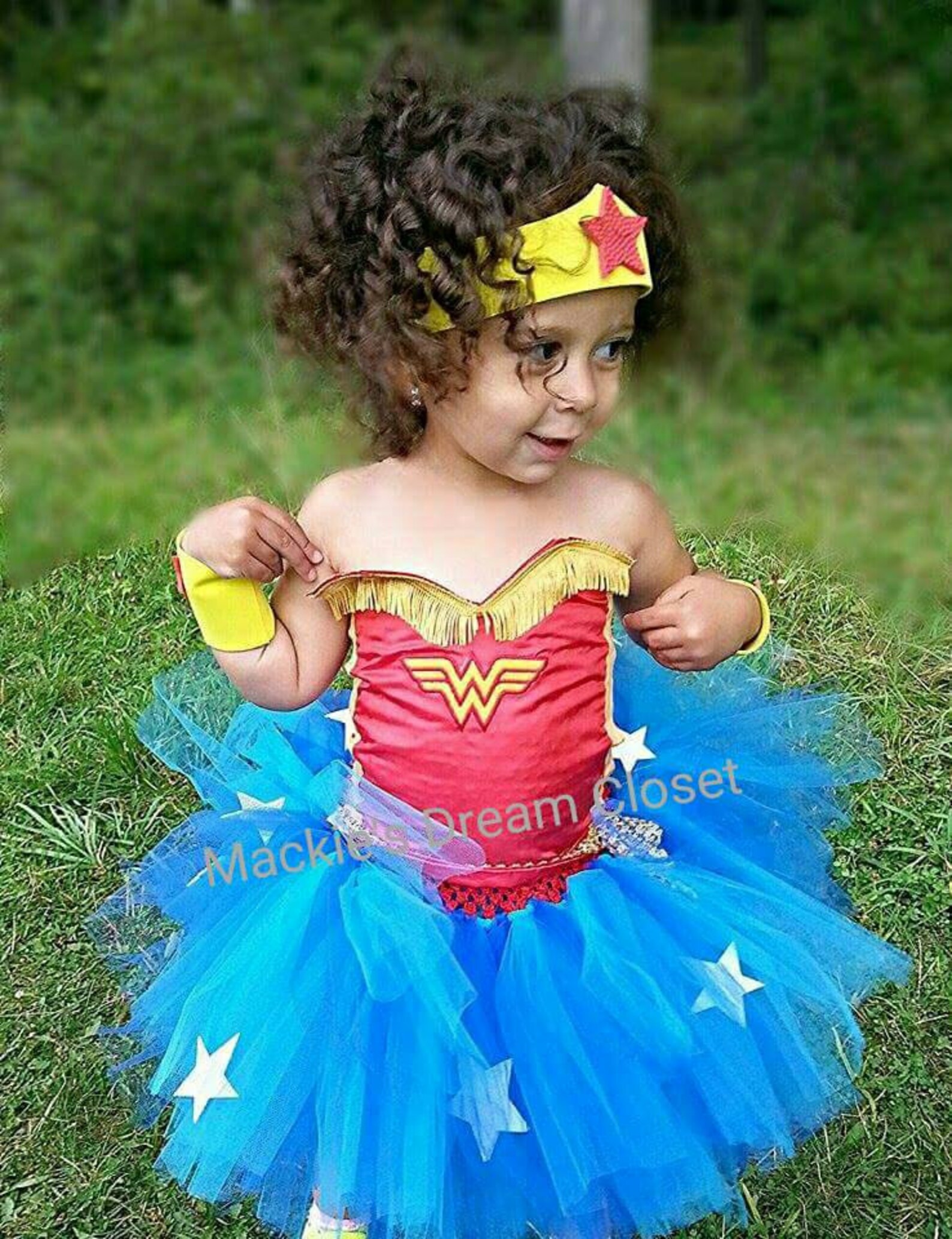 Baby Girl Toddler Wonder Woman Tutu Dress Halloween Costume - Etsy