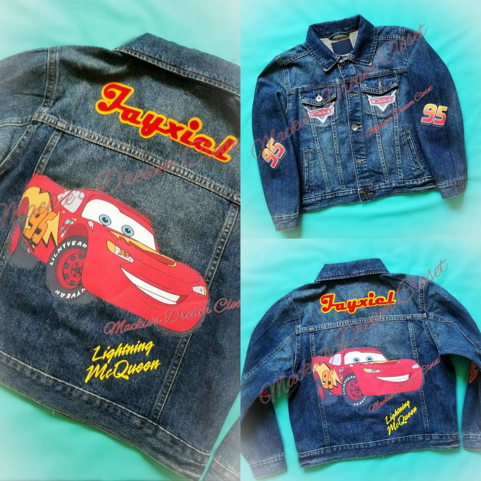 Personalized denim jean jacket baby toddler kids boy girl Etsy