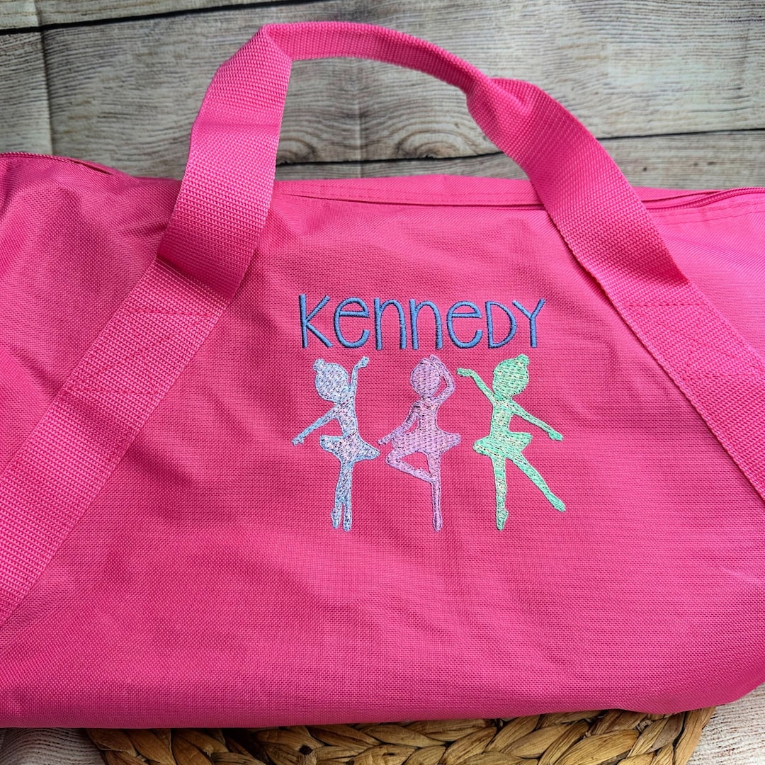 Personalized Ballet Dance Duffle Bag Dance Bag Embroidered Etsy