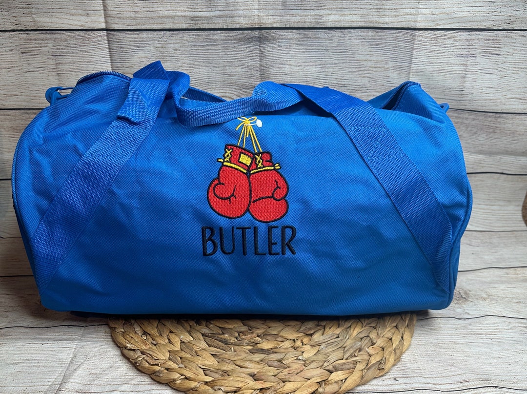 Personalized Boxer Duffle Bag Boxing Gloves Bag Embroidered Gift for Boys or Girls Sport Duffel