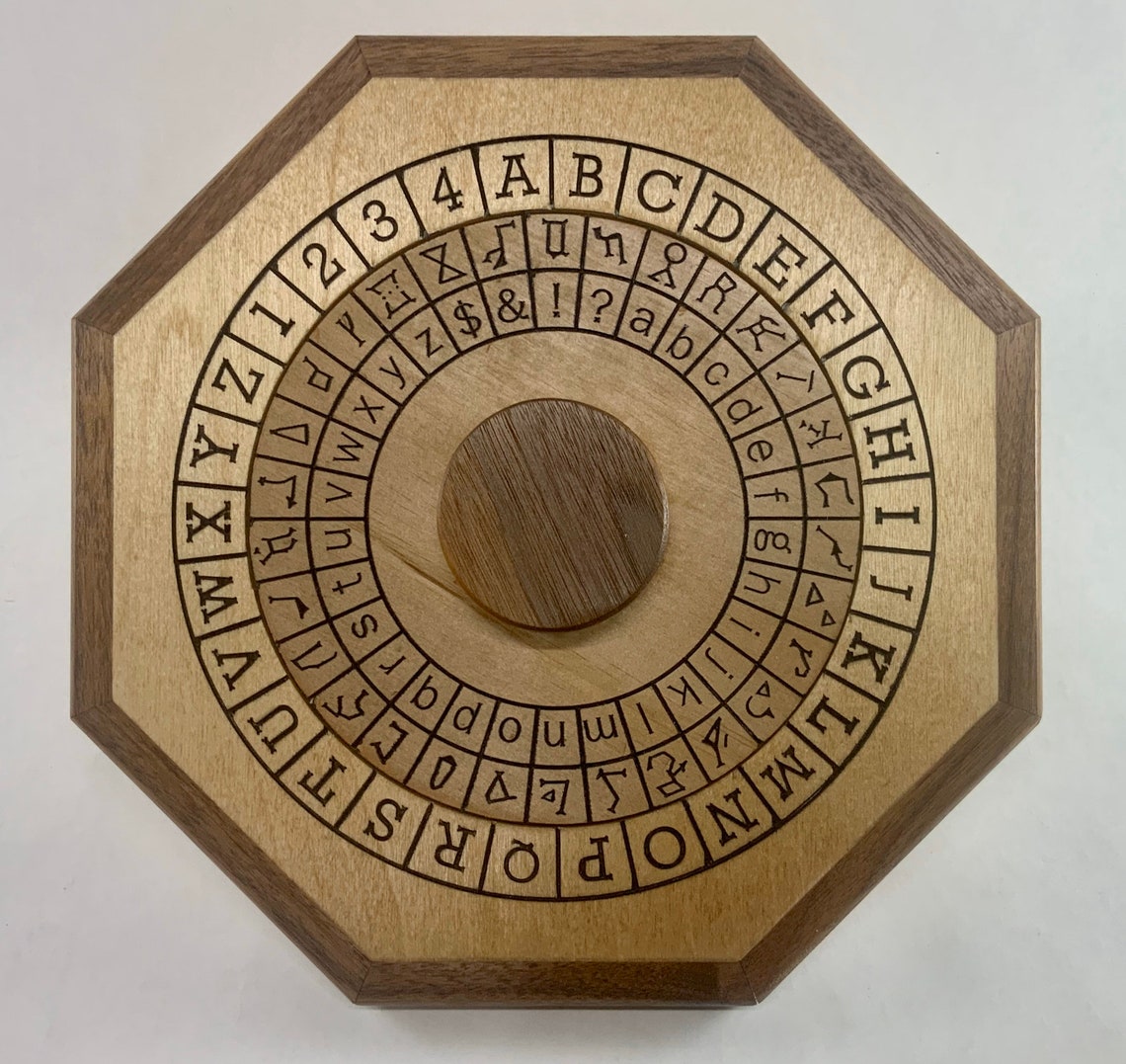 Cipher Wheel Large Constellation and English - Etsy