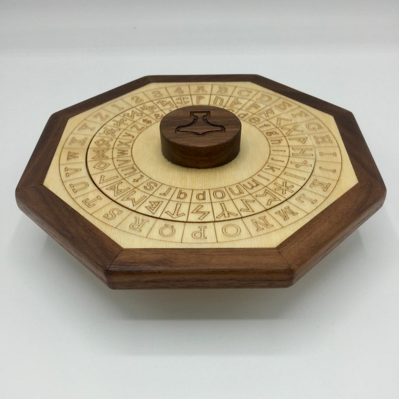 Cipher Wheel Small Runes and English - Etsy