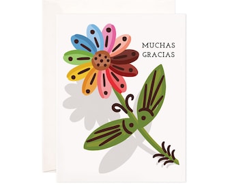 Muchas Gracias Thank You Card - Etsy