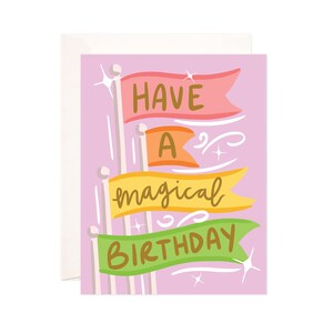 Magical Birthday Card: Have a Magical Birthday Greeting Card, Birthday Card for Her, Birthday Card for Sister, Mom, Friend, Punny Birthday