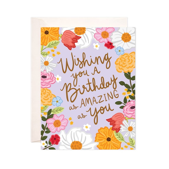 Happy Birthday Greeting Cards For Women - Flower Paper Cut