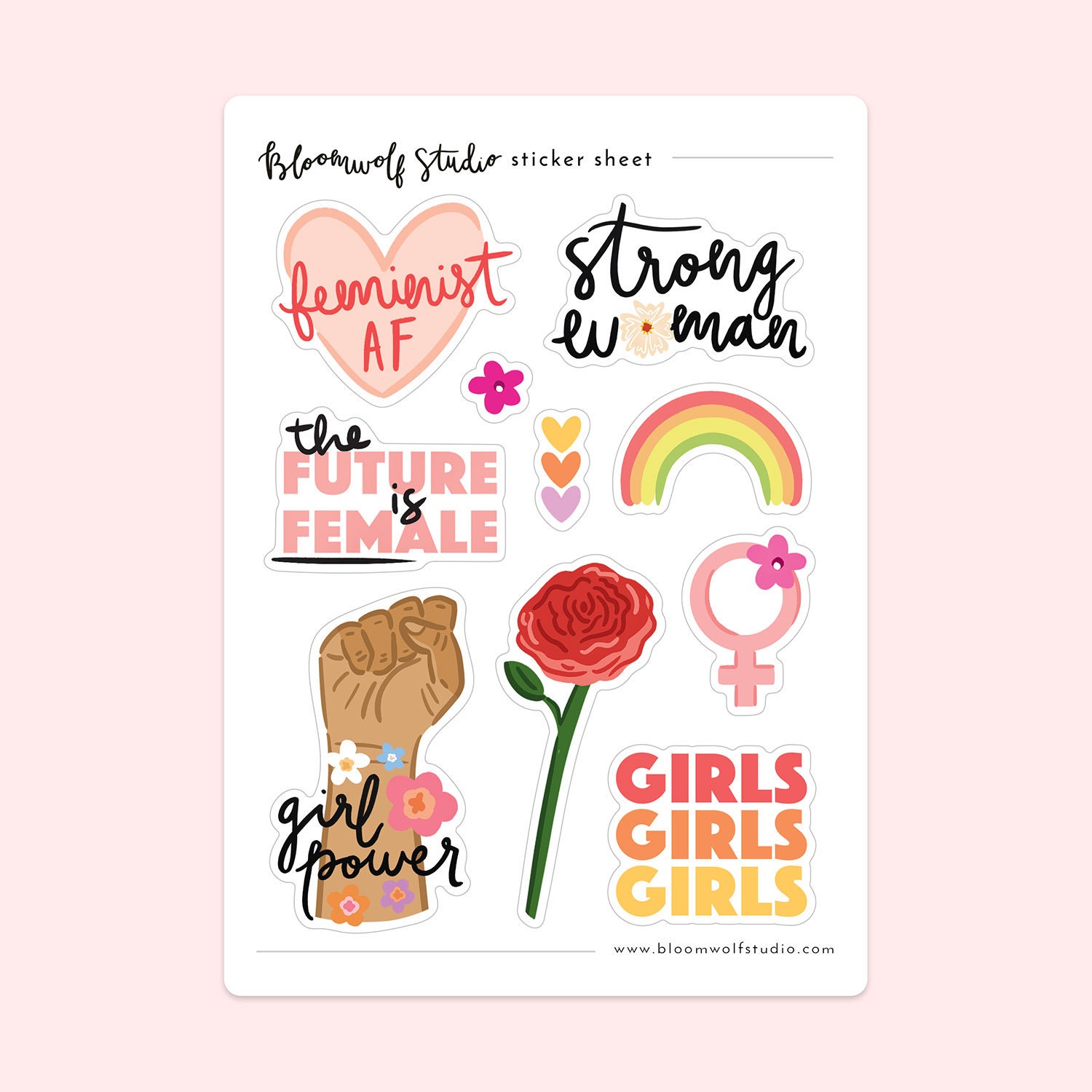 Feminist stickers deals