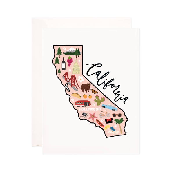 California Greeting Cards Etsy