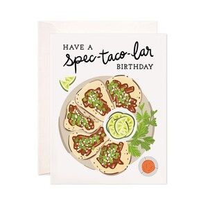 Spectacolar Birthday Greeting Card, Cute Birthday Greeting Card, Birthday Card for Mom, Friend, Sister, Daughter, Illustrated Birthday Card