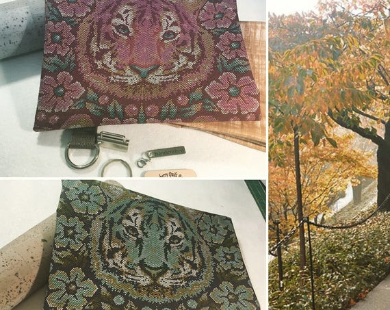 Cork & “Tula Tiger” Tote with Pattern
