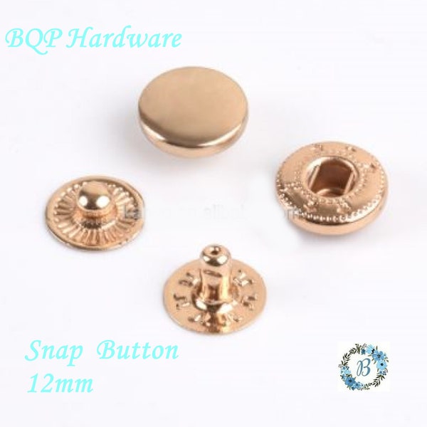 SNAP BUTTONS - 5 Packs - Various Finishes