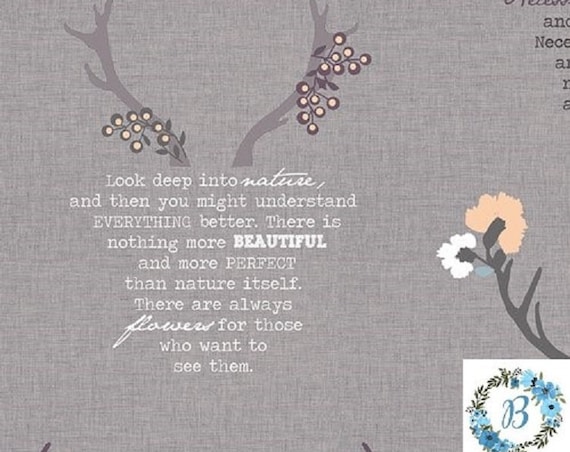 Blithe - Linen in Dusk - by Katarina Roccella for Art Gallery Fabrics