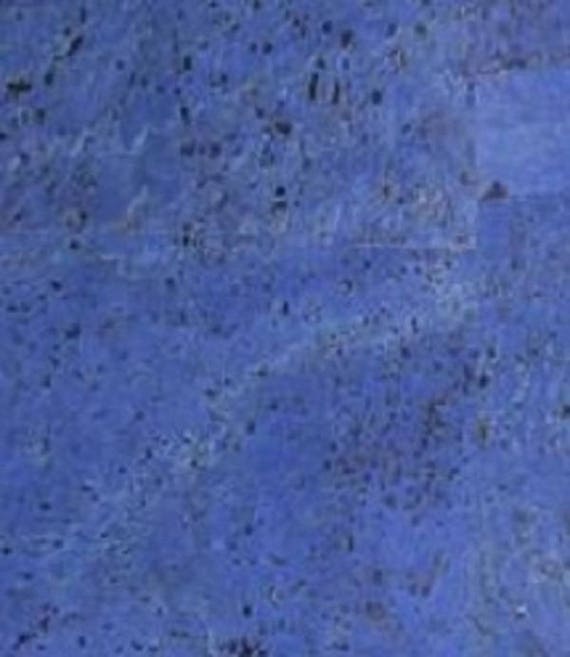 Cork Fabric in Denim Surface