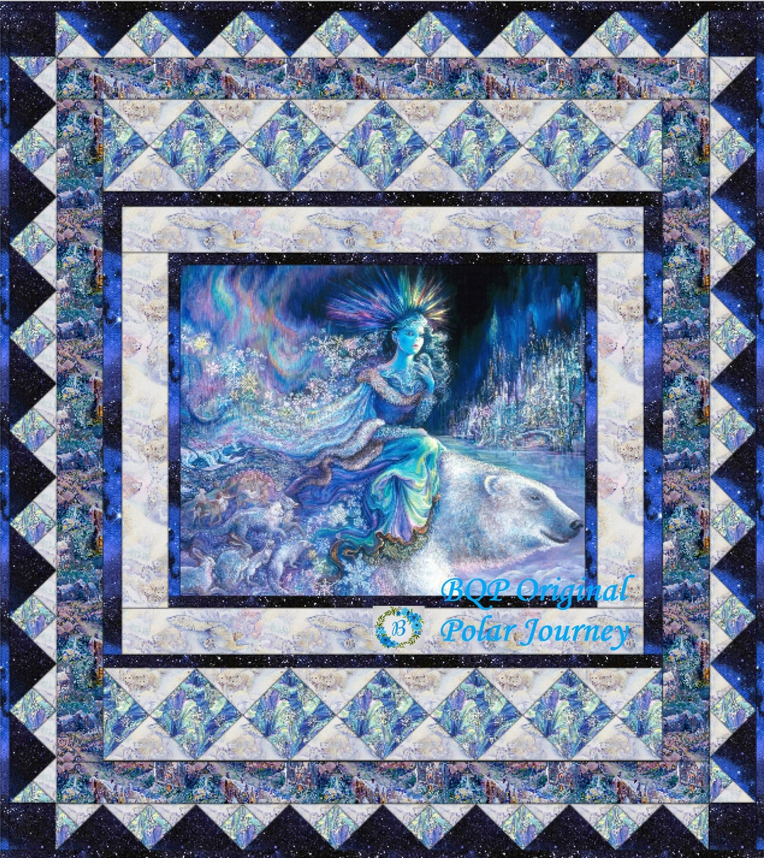 POLAR JOURNEY Quilt Kit BQP Originals Handmade Polar Bear Sewing