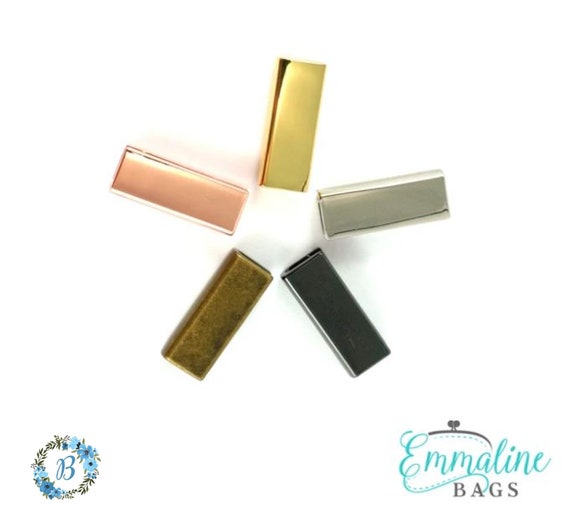 1 Inch End Caps EMMALINE BAGS Rectangular Strap End Cap Etsy