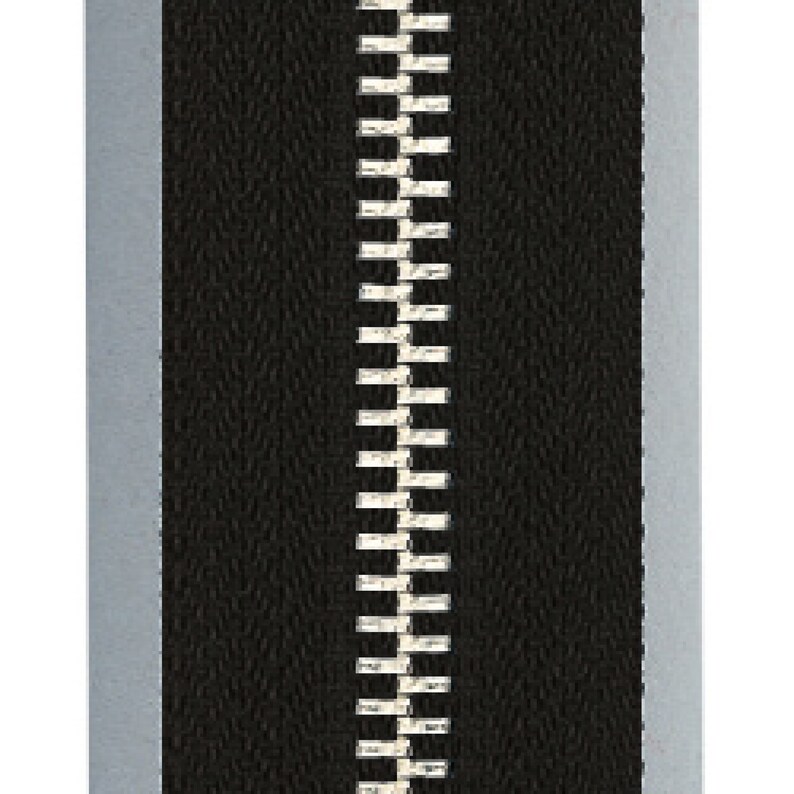 Zipper Metal 5 Zippers 1 Metre & 2 Pullers Top Quality Bag Etsy Canada