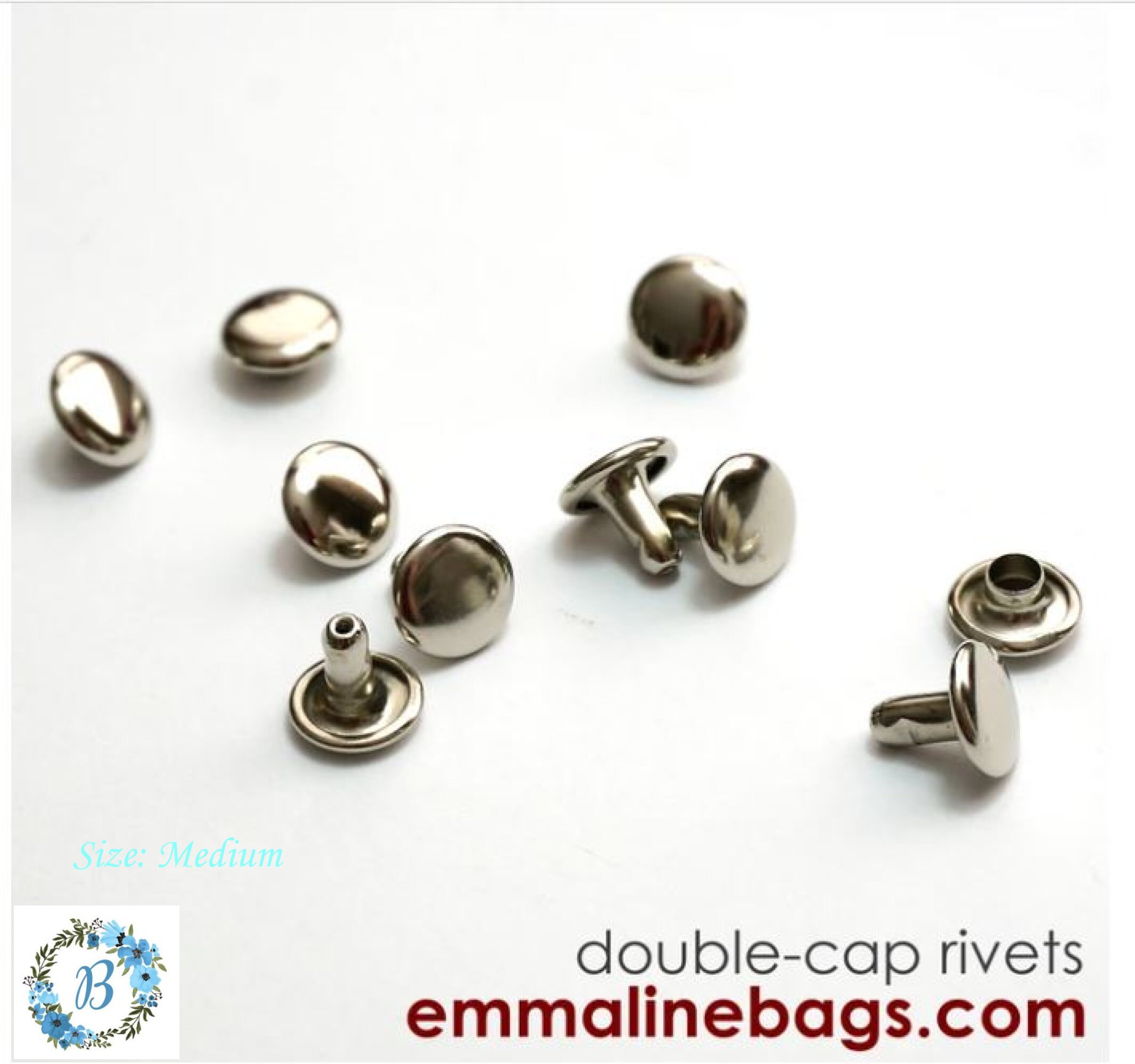 RIVETS Medium EMMALINE Bag Hardware Straps Bag Making Do It Etsy
