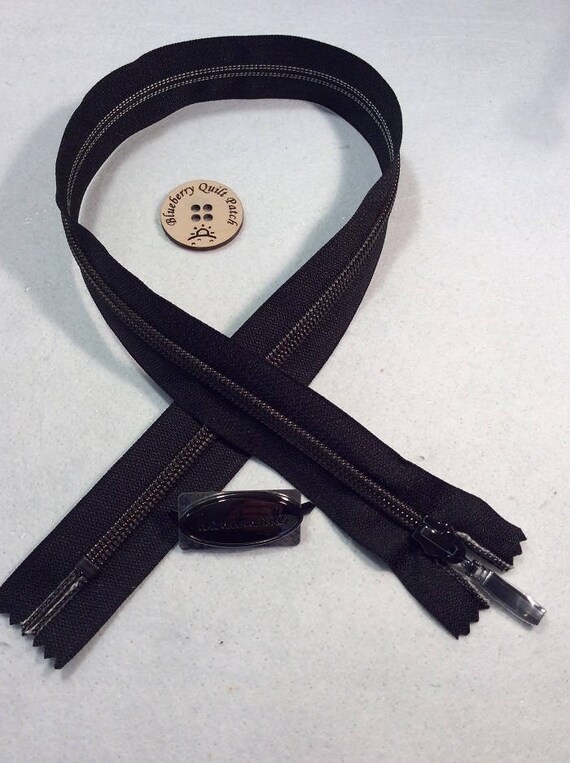 Black "VIZZY" Zipper # 5
