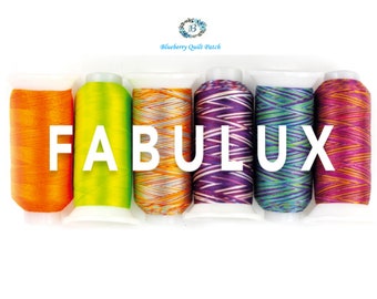 WONDERFIL - FABULUX  Thread Pack - 5 Beautiful spools of 40wt. Polyester