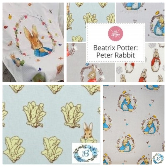 Peter Rabbit Collection 5 Coordinating Fabric Choices Available