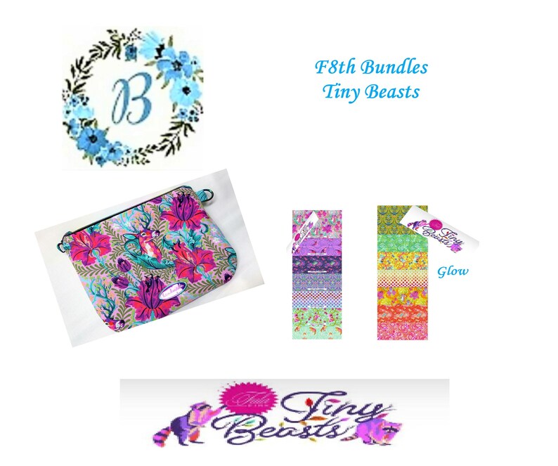 TINY BEASTS Bundles Gift Box Sewing Quilts a Favorite for Tula Pink Fan