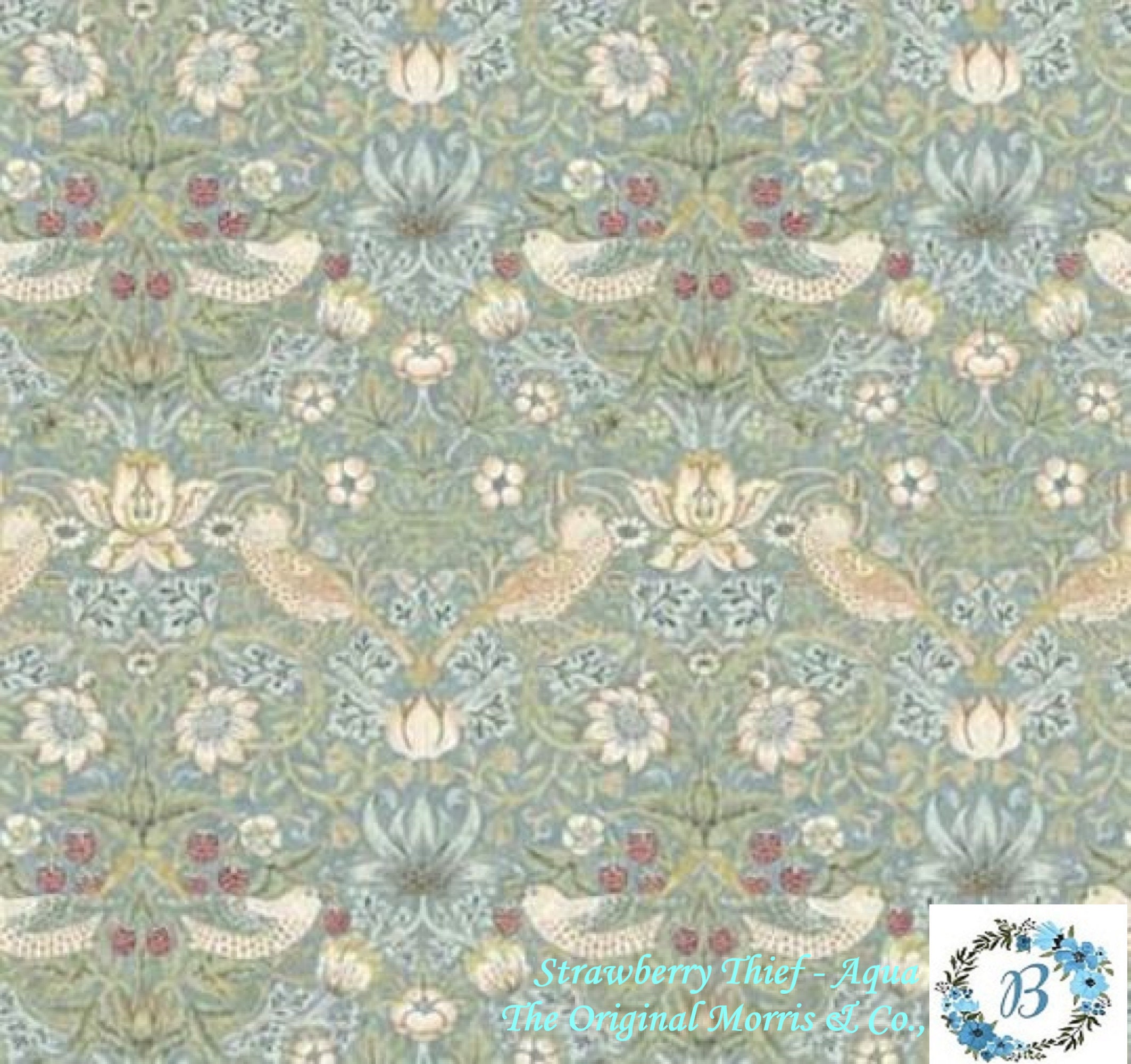 Morris And Co Strawberry Thief Aqua The Original Morris Co Be A Part Of The Arts And Crafts Movement Today Morris And Co Strawberry Thief Aqua The Original Morris Co Be A Part Of The Arts And Crafts Movement Today