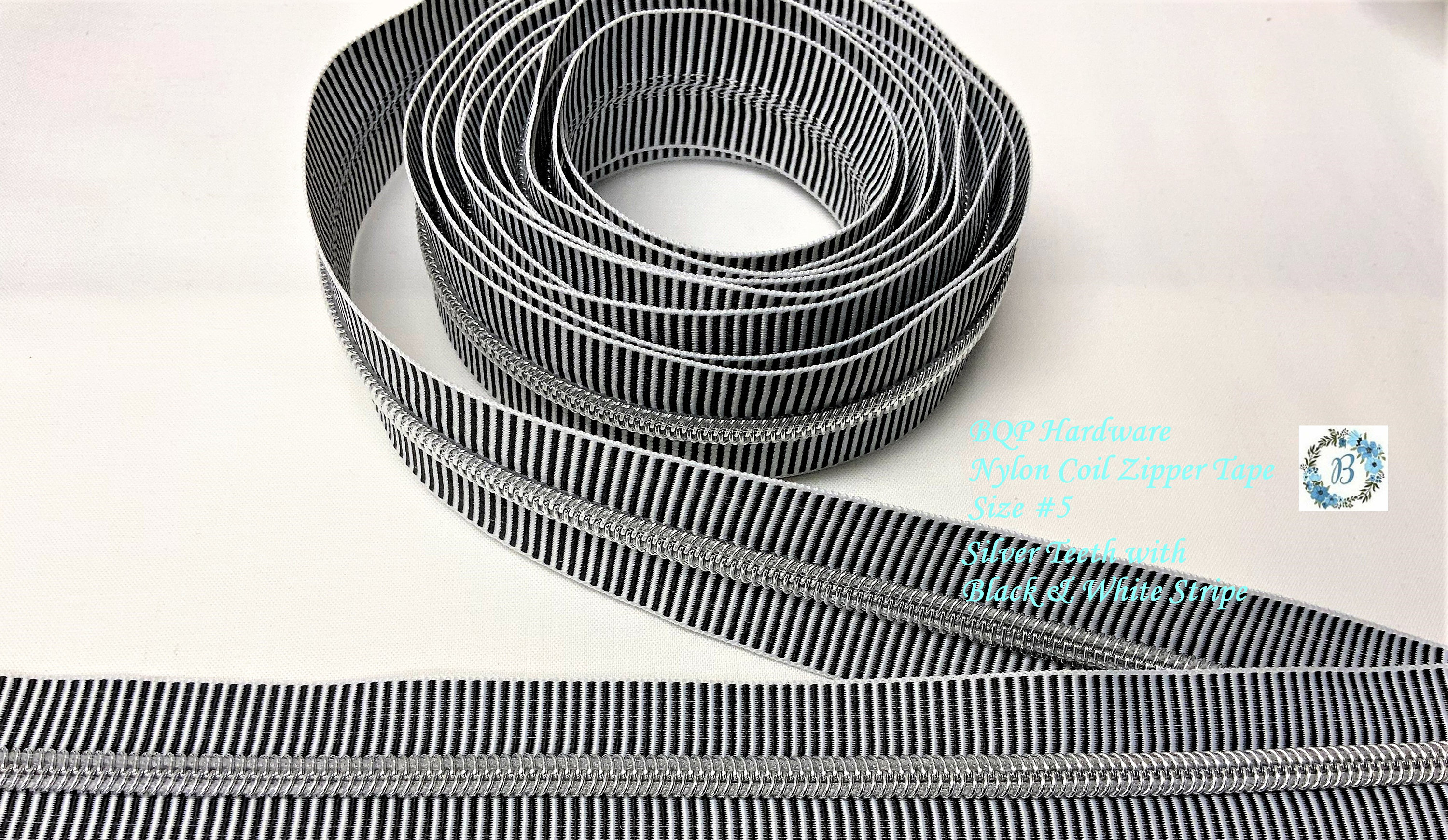 #3 Gray Nylon Zipper Tape