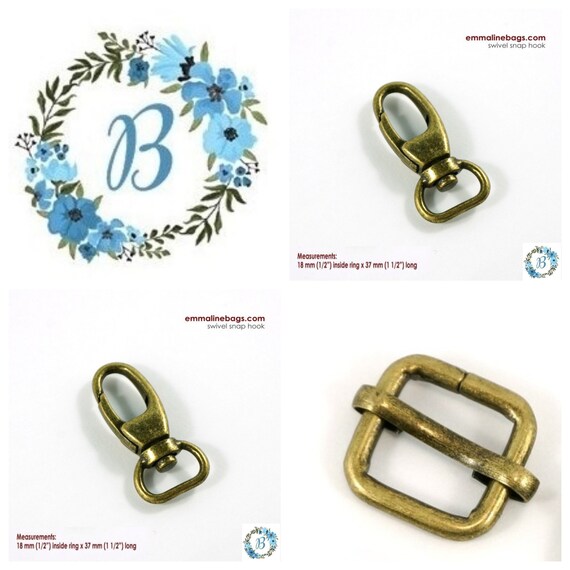 Strap Kit for Jumbo Dumpling Purse Frame - Pre Order Strap Kit