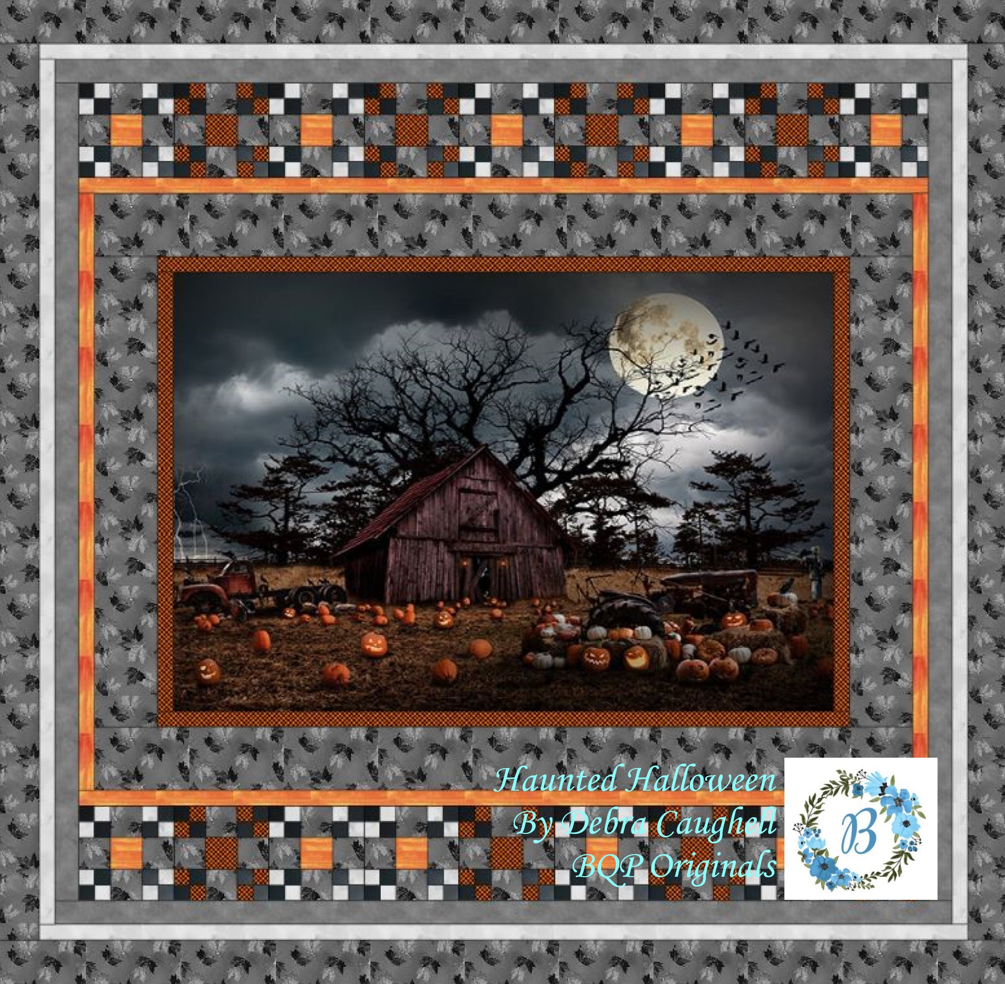 HAUNTED HALLOWEEN Grab and Go Quilt Kit Quilt Top Etsy