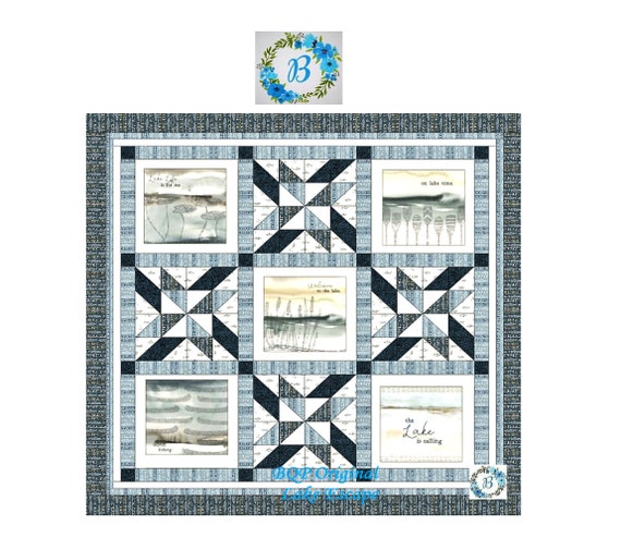 LAKE ESCAPE - Another BQP Original - Quilt Kit & More  Yes, summer awaits! Be ready with a quilt featuring a design by Jetty Home .